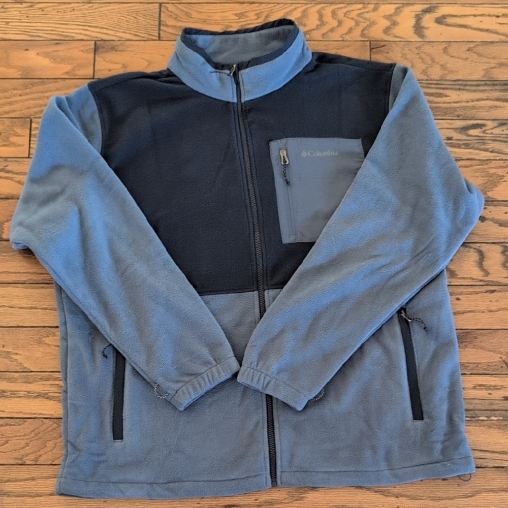 Men's Columbia Interchange Fleece Full Zip Jacket, 2XL